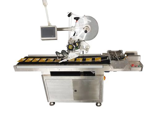 เครื่องติดป้ายพื้นที่เรียบด้วยระบบ feeder อัตโนมัติ