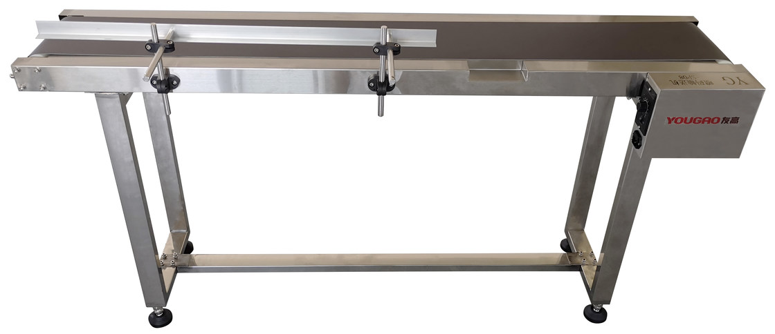 1300mm tiêu chuẩn loại chai thực phẩm dây chuyền vận chuyển phù hợp với máy in inkjet