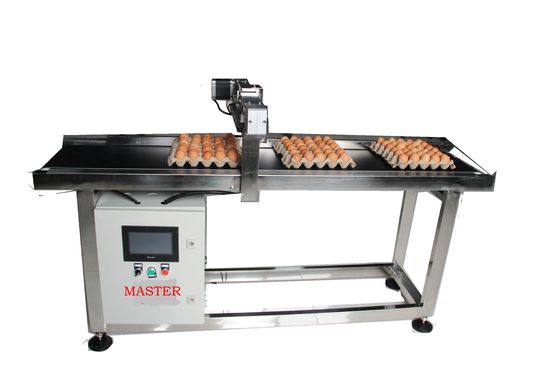 E5 Coding Date Egg Belt Conveyor Stepping Motor Driven Variable Frequency