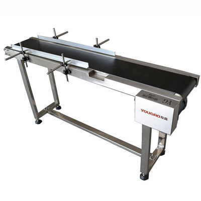 Clamping Type Coding Conveyor Belt For Bottles Cans Cartons